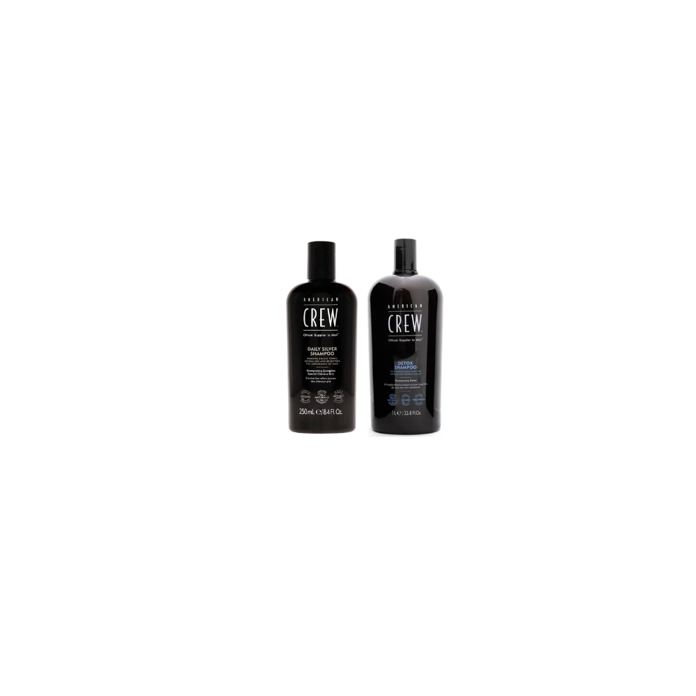 AMERICAN CREW SHAMPOO SILVER / DETOX  X 250ML